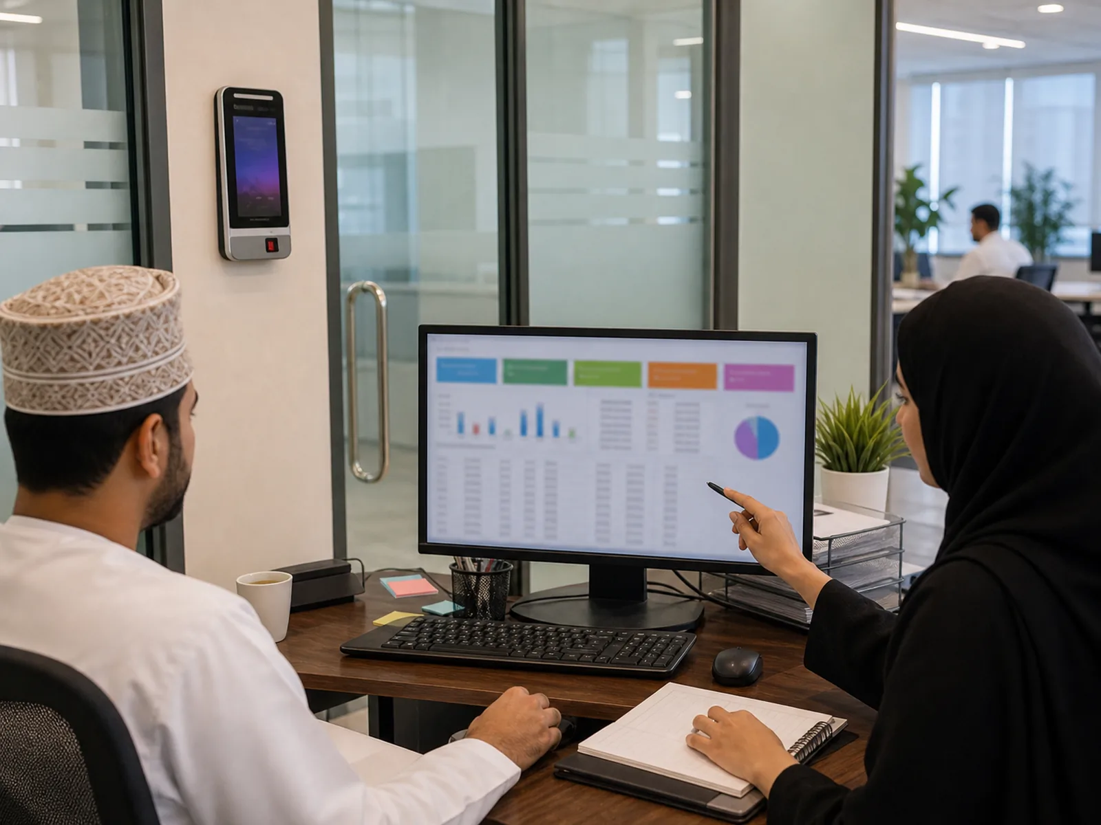 Attendance Management Software in Oman for HR reports and payroll export