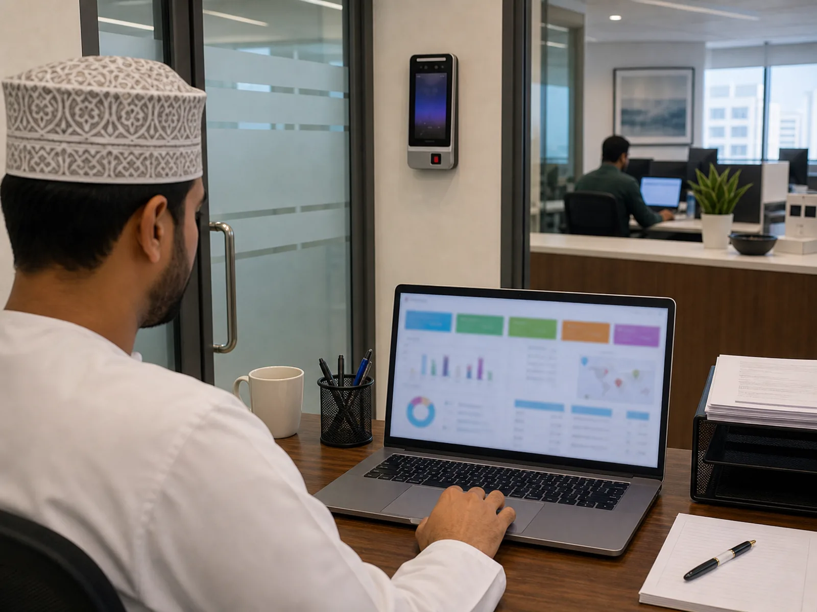 Multi-Branch Attendance System in Oman for central attendance reporting