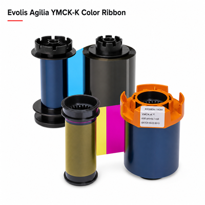 Evolis Agilia YMCK-K Color Ribbon