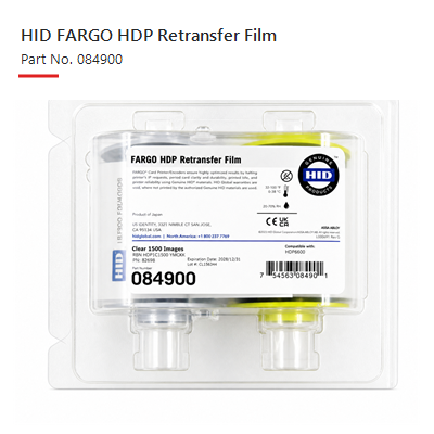 HID Fargo HDP retransfer film