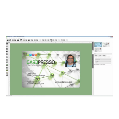 ID card print design software
