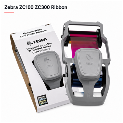 Zebra ZC100 ZC300 ID card printer ribbon