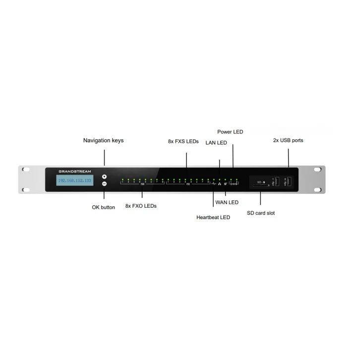Grandstream UCM6308A IP PBX system