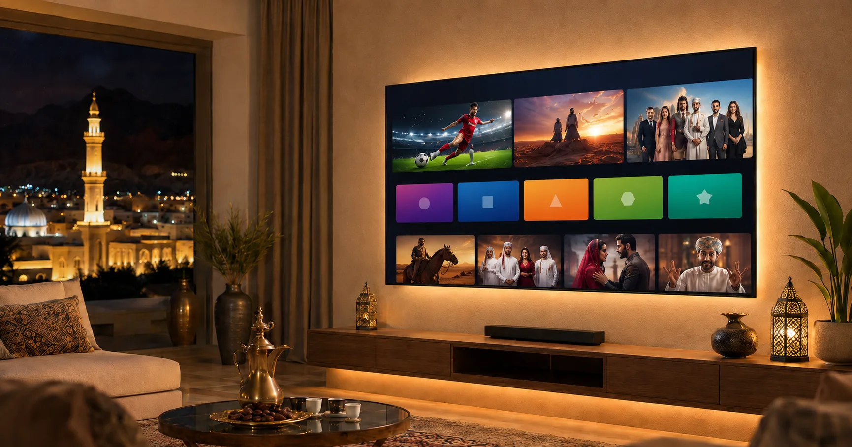 Best IPTV Oman subscription on Smart TV with sports movies and Arabic channels