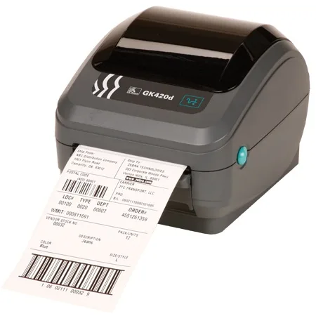 Zebra GK420d direct thermal label printer for shipping labels in Oman