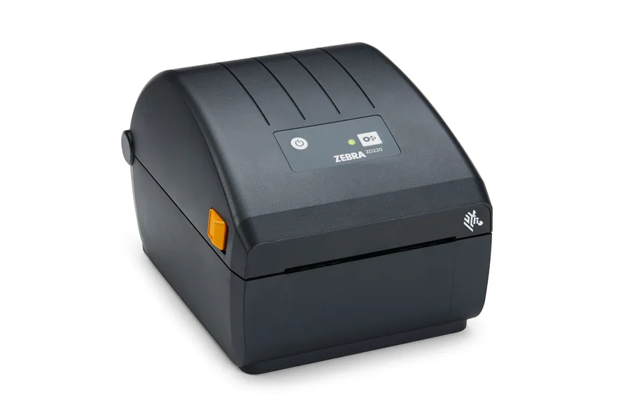 Zebra ZD220 desktop label printer for barcode labels in Oman