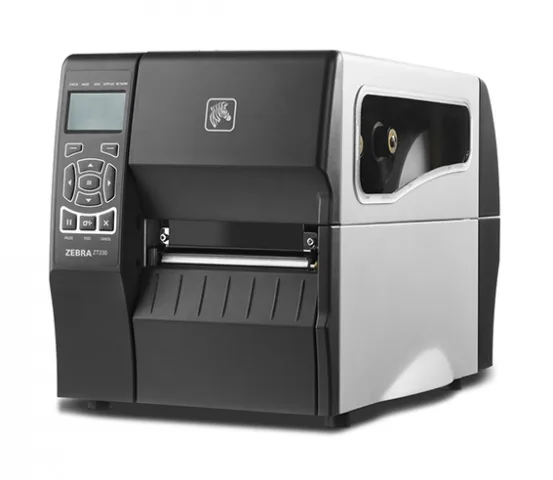 Zebra ZT230 industrial barcode printer for warehouse labels in Oman