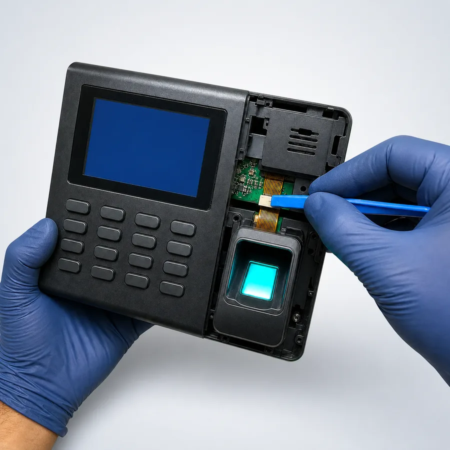 Attendance machine and security systems repair services in Oman