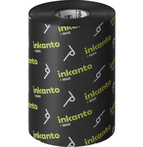 Wax thermal transfer ribbon 110mm x 300m for industrial barcode printers in Oman